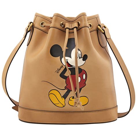 gucci ladies disney mickey print bucket bag|gucci mickey mouse bucket bag.